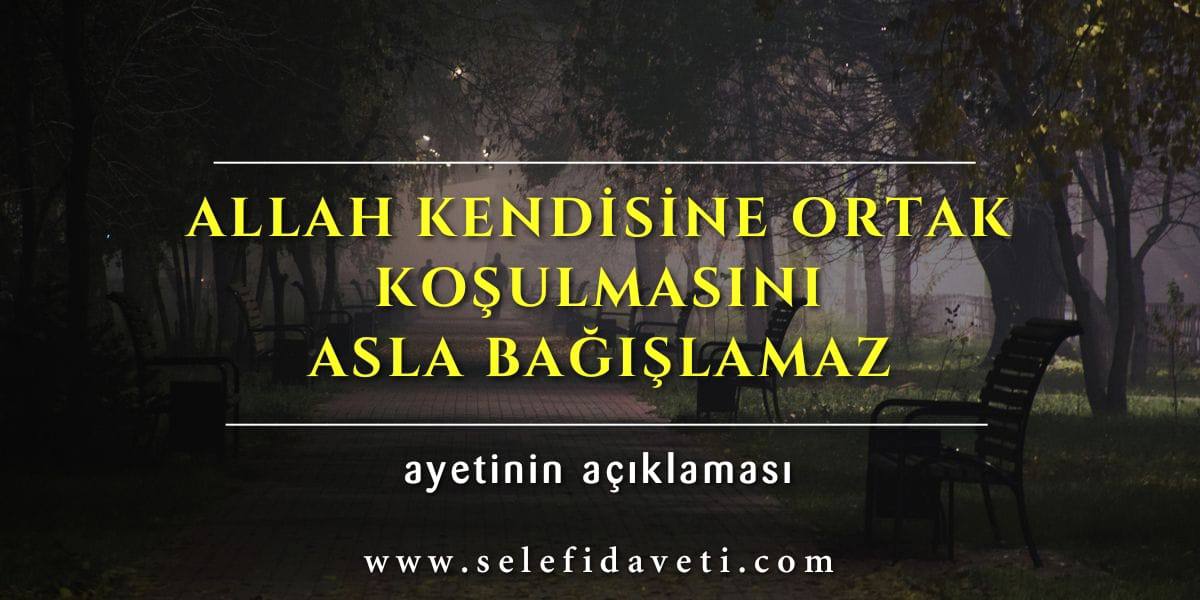 Şirk-bağışlanmayan günah